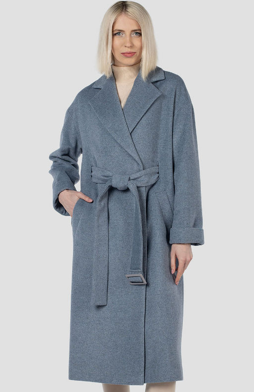 Пальто женское демисезонное (пояс) - El podio фото 10