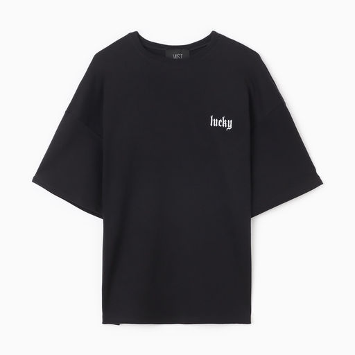 Футболка женская MIST Lucky, размер L-XL, чёрная