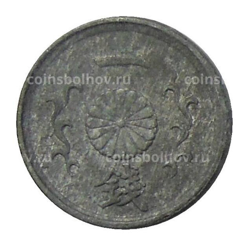 Монета 1 сен 1945 года Япония