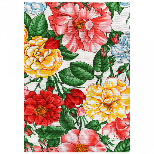 "Дикая роза" Скатерть 240х145см, длина стола до 200см, на 10-12 персон, хлопок "Комфорт" 171г/м2, "Домашняя мода" (Россия)