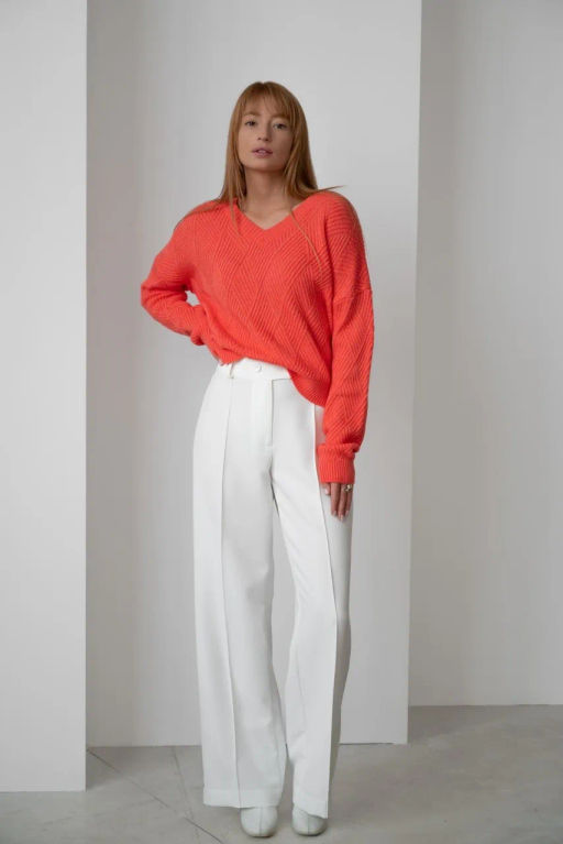 Джемпер ДЖв 1364-1 Коралловый - T.C.T фото 7