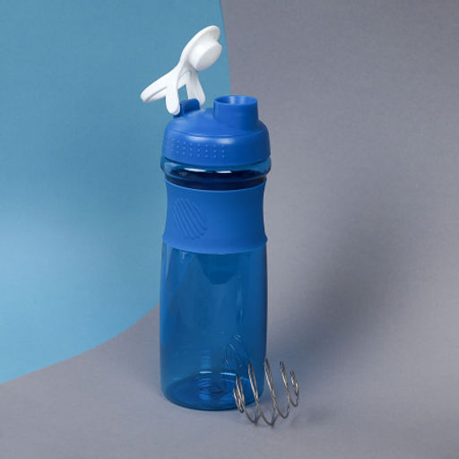 Бутылка/Шейкер NEWWAVE SHS-760 синяя, для спортивного питания 760ML/уп60 - Галеонтрейд фото 2