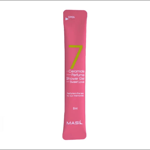 Masil 7 Ceramide Perfume Shower Gel Sweet Love, 8ml*20ea - Питательный парфюмированный гель для душа с церамидами 8мл*20шт