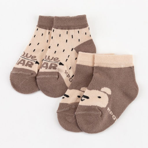 Носки детские Крошка Я «Мишка», 2 пары, 10-12 см