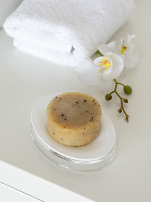 Мыльница белый пластик - Denastia фото 2