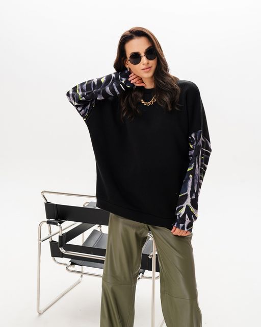 Свитшот с принтованными рукавами SSR003 - Sahar art lab фото 7