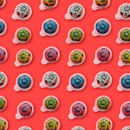 Цена за 40 шт. Жевательная резинка Футбольный мяч с начинкой, 40 * 16 г - Simaland фото 3