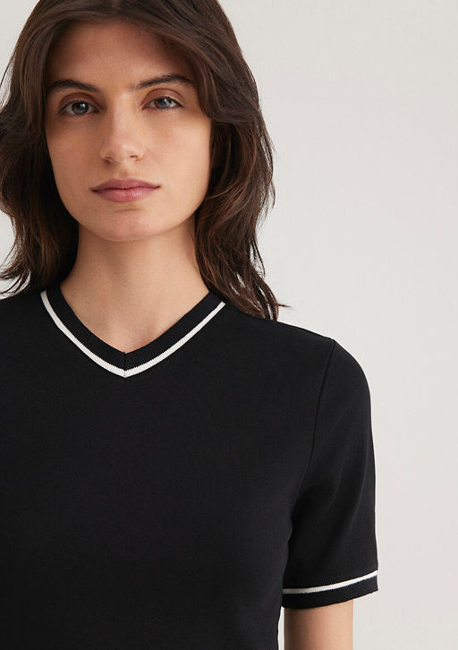 Siyah Tisort - Mavi фото 6