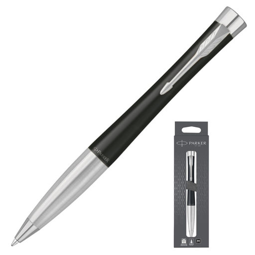 Ручка шариковая Parker Urban Muted Black CT чер,1мм,поворотн,кор с 2150858