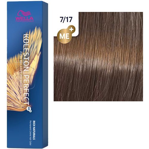 Краска стойкая Koleston Perfect 7/17 Кедровый мистраль, Wella Professionals