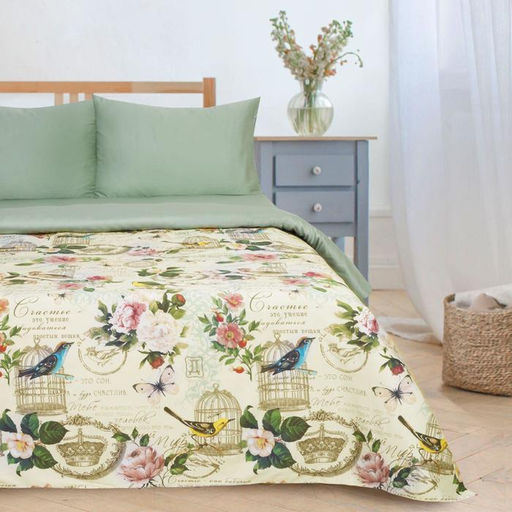 Постельное бельё Этель Евро Счастье быть дома 200*217 см, 240*220 см, 50*70 см-2 шт, мако-сатин 128 г  фото 3