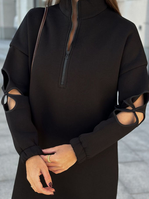 Платье DilanaVIP 2058 черный - Dilana vip фото 4