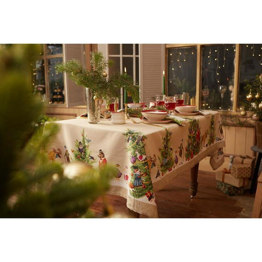 Скатерть новогодняя «Этель» Noble Christmas, 150×180±2 см с ГМВО, 100% хлопок, саржа 190 г/м²