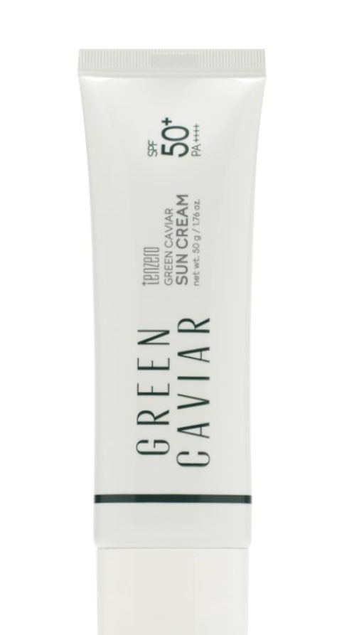 Green Caviar Sun Cream SPF50+ PA++++ - Выравнивающий солнцезащитный крем с экстрактом морского винограда SPF 50+/PA++++, 50мл
