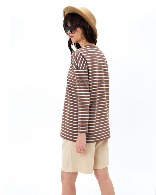 Лонгслив в полоску, тельняшка 70.8.2 - Sahar art lab фото 5