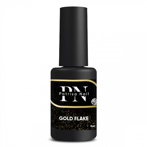 Топ глянцевый Gold Flake с золотыми хлопьями без липкого слоя NEW!