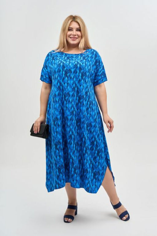 Платье Luxury Moda 1225 синий