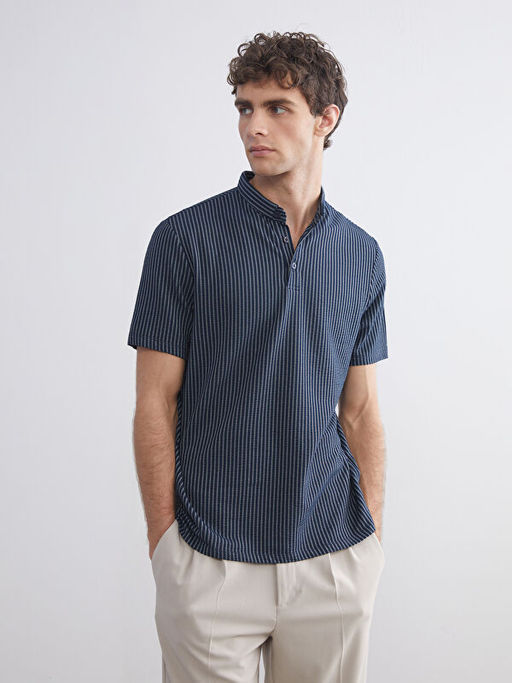 Polo Yaka ?izgili Erkek Ti??rt