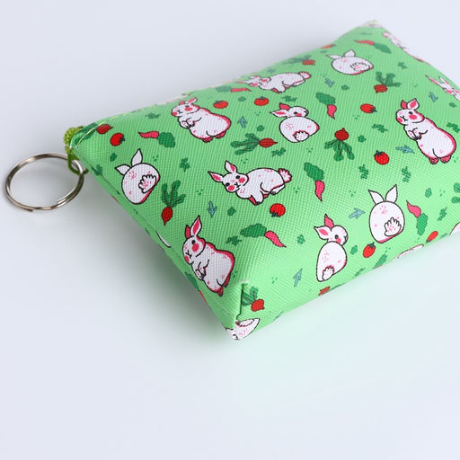 Цена за 2 шт. Кошелёк детский «Кролики», монетница, на молнии, МИКС