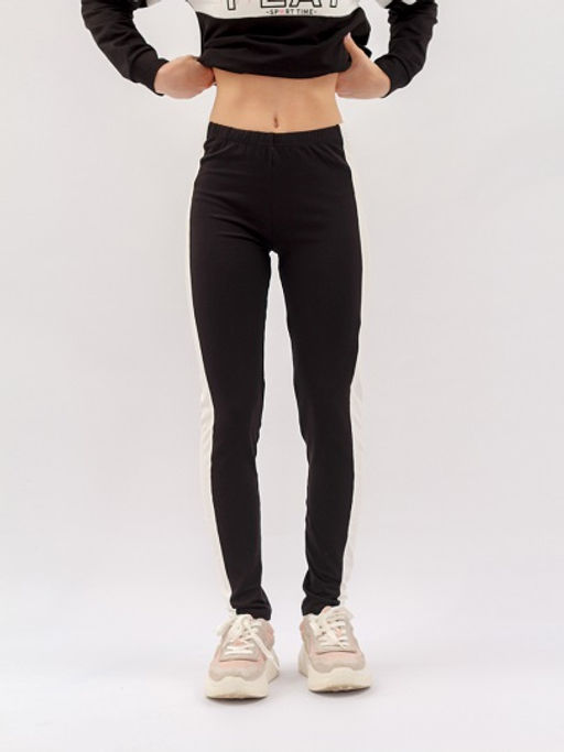 CRB wear / CWJG 90113-22 Костюм для девочки (джемпер, брюки),черный/Ex.Cherubino