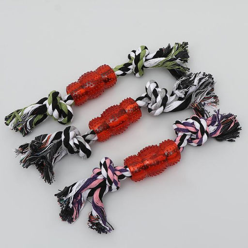 Игрушка тренировочная канатная Леденец, микс цветов - Пижон фото 4