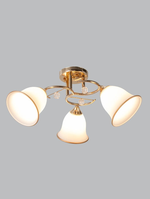 Люстра 13210/3, 3хE27, 40Вт, белый/золото