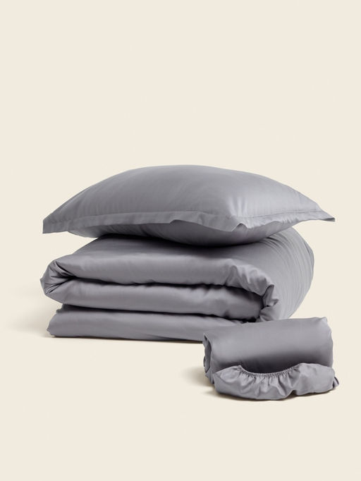 Пододеяльник 1.5-спальный SL Home, 180220 см, серый, тенсель - Sima-land home фото 9
