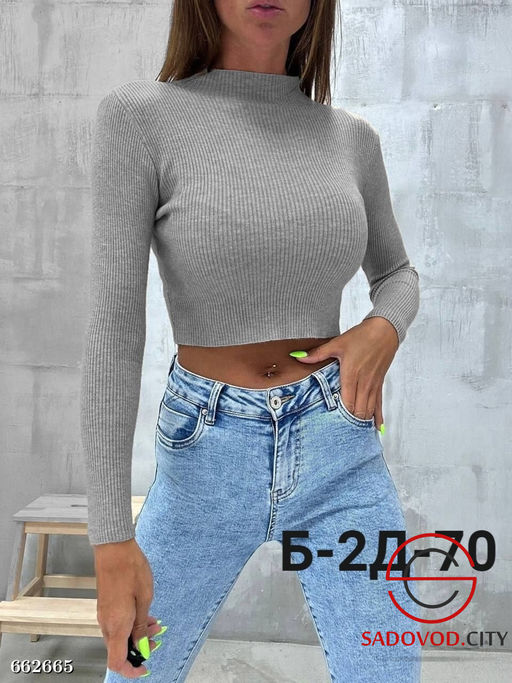 Водолазка женская укороченная - Bruno фото 8
