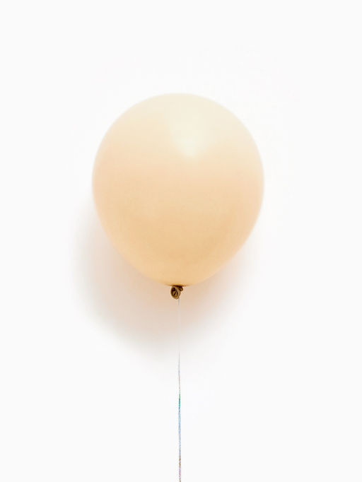 Воздушные шары латексные 12", цвет белый песок, набор 100 штук