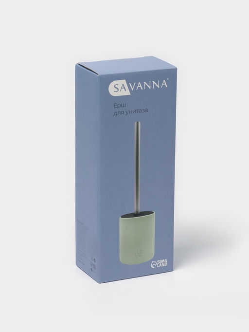 Ёршик для унитаза SAVANNA «Листья», силиконовый