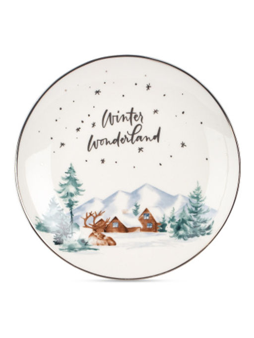 Набор десертная тарелка 20см + кружка 330мл WINTER FOREST - SIJ фото 7