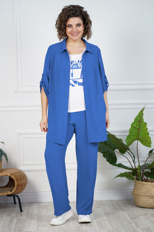 Костюм ALANI 2094 васильковый - Alani collection фото 2