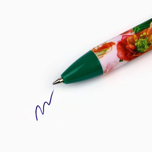 Ручка шариковая, синяя паста, 0.7 мм, автоматическая, матовая С 8 марта