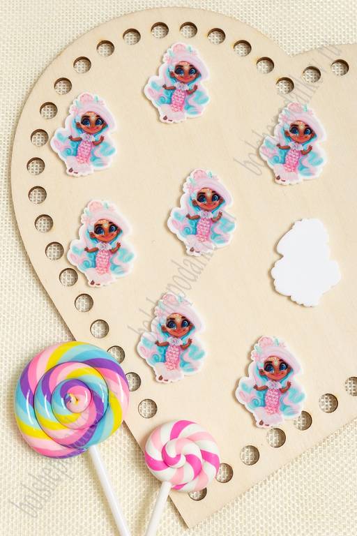 Кабошон-вырубка Девочка 35*27 мм (10 шт) SF-3018, №15