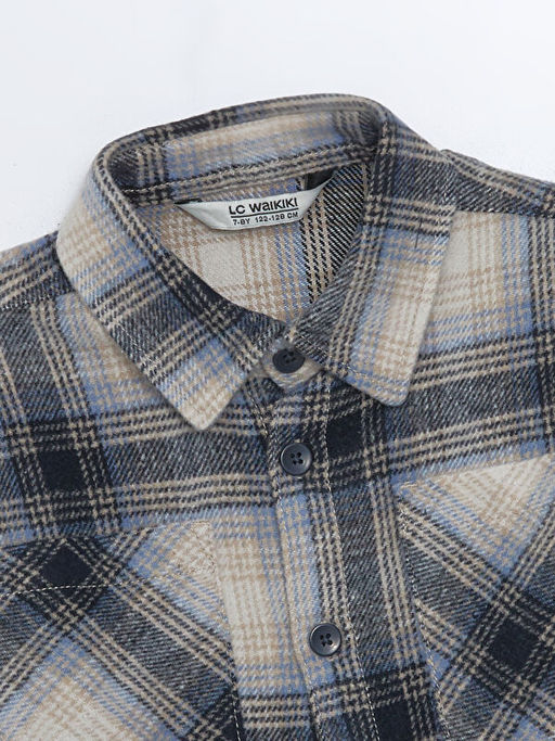 Rahat Kal?p Ekose Erkek ?ocuk Oduncu G?mlek - Waikiki фото 2