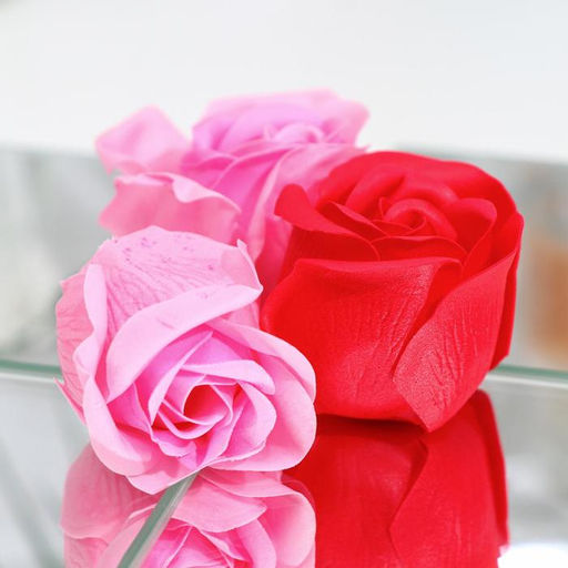 Мыльные розы, розовые и красные, набор 4 шт. - SB BEAUTY фото 6