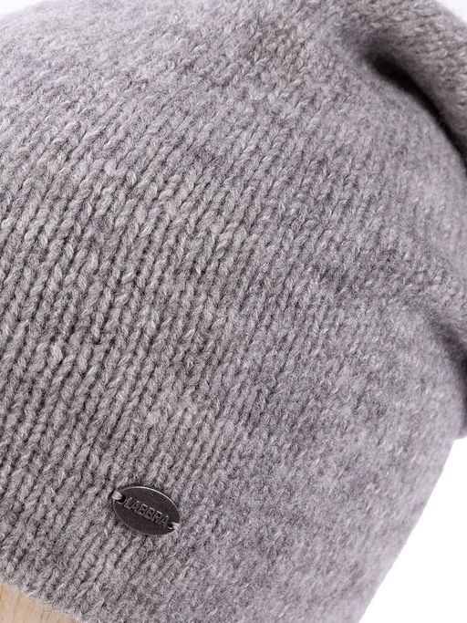 Шапка жен. шерсть+акр LB-A53010 grey - Labbra фото 3