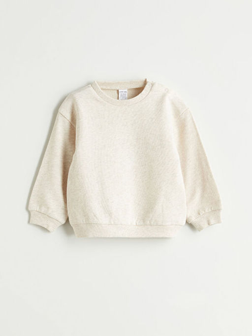 Bisiklet Yaka Erkek Bebek Sweatshirt 3l?