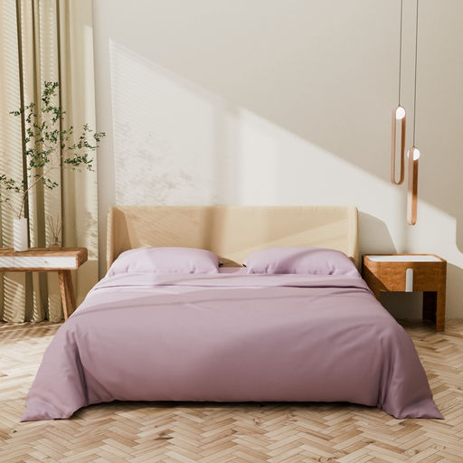 Постельное бельё Этель Евро Lilac field 200х215, 215х240, 50х70+3-2 шт, мако-сатин, 114г/м2  фото 10