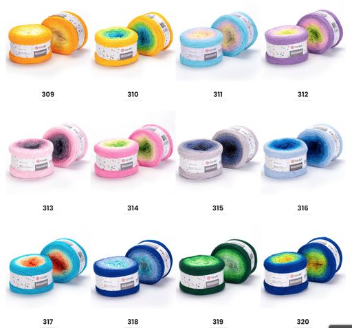 Цена за 2 мотков пряжи Rosegarden