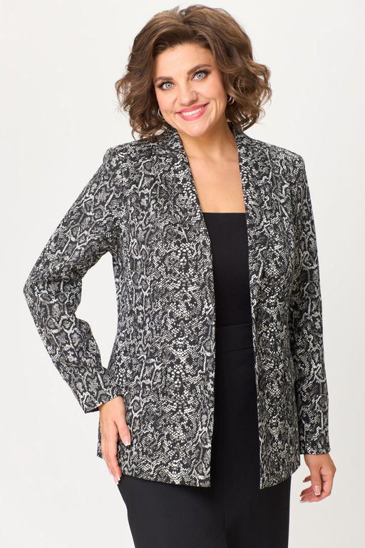 Жакет БелЭльСтиль 866 черный дизайн фото 4