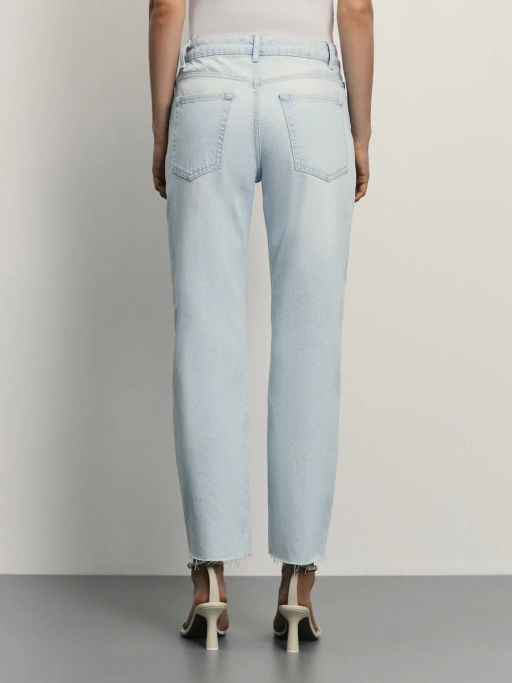 Джинсы straight укороченные / Zarina  фото 9