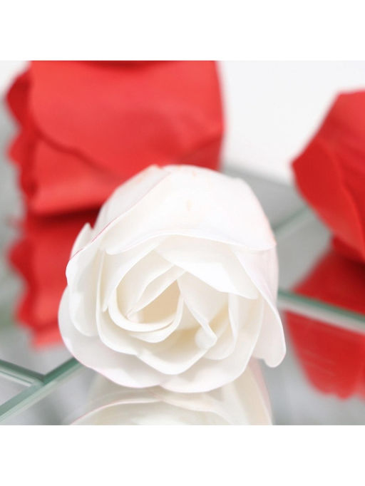 Мыльные розы, белые и красные, набор 6 шт. - SB BEAUTY фото 6