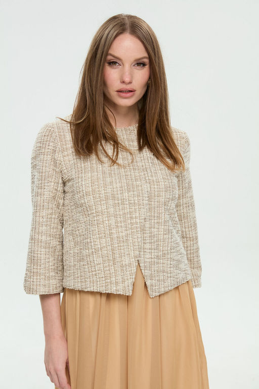 Платье NIKVA н1007-4 песочный  фото 6