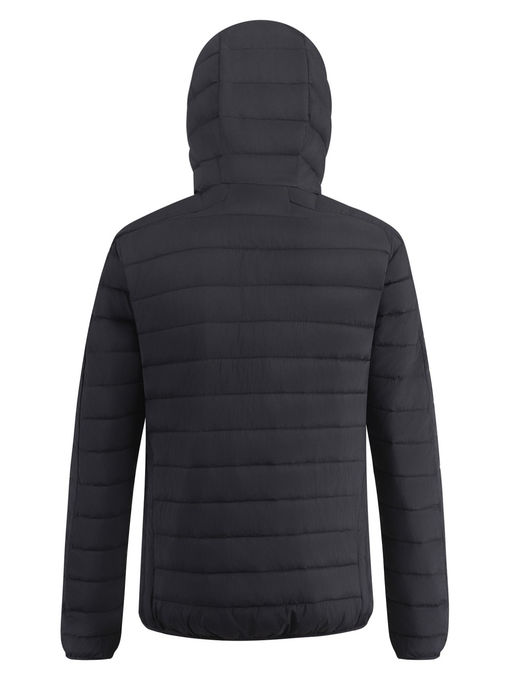 Куртка мужская стёганая с капюшоном с графеновой подкладкой черного цвета 9625_1Ch