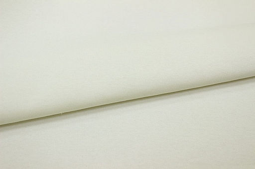 Футер 3-х нит. начес цв.Сливочно-молочный, ш.1.8м, Пенье, хлопок-65% п/э-35%, 350гр/м.кв - Купава фото 6