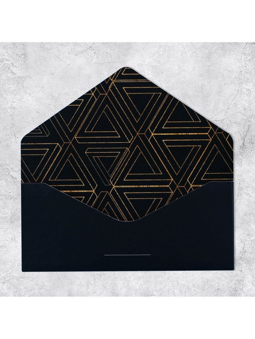 Цена за 2 шт. Конверт подарочный «С уважением», софт тач, тиснение, 19×9 см