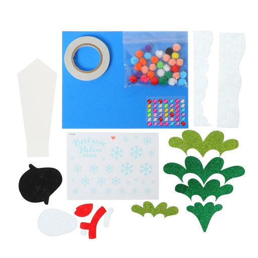 Набор для творчества Новогодняя аппликация: ёлочка - Школа талантов фото 3