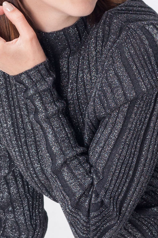 Джемпер с люрексом - Vilatte фото 4