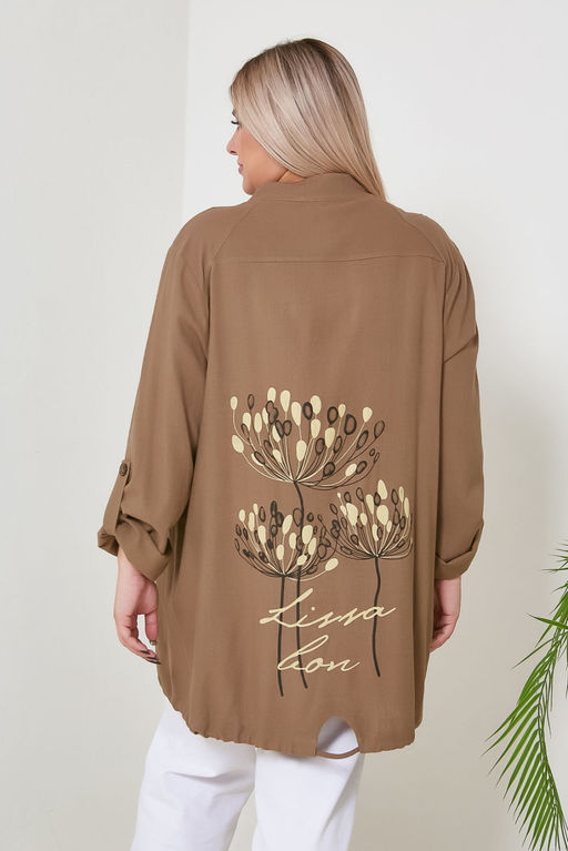 Туника Luxury Moda 1106 хаки
